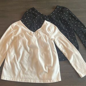 Gap kids girls 2 long sleeve shirts